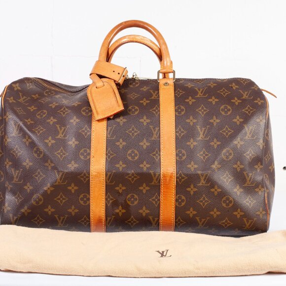 Authentic Louis Vuitton Keepall 45 Monogram Duffle Bag - Picture 1 of 10